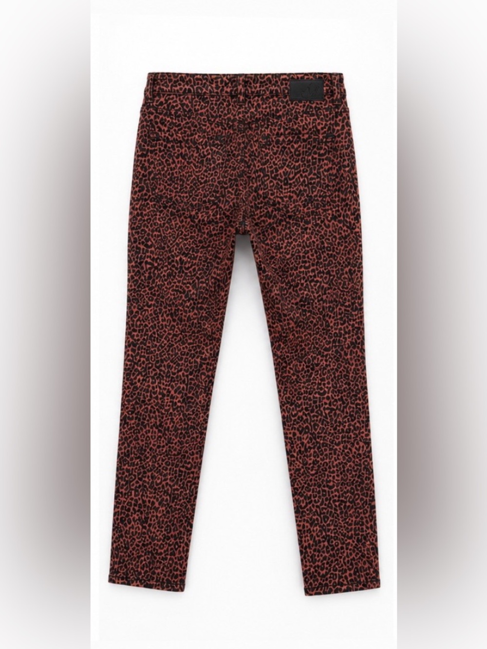 Mavi Rust Rust and Black Leopard Print Straight Leg Jeans 25/27